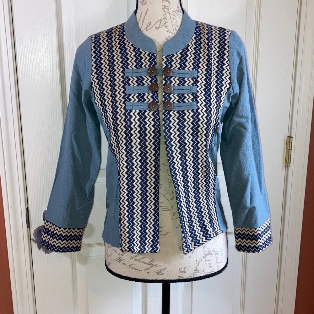 Tribal Ethnic Style Lightweight Jacket sz Medium